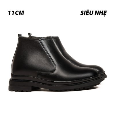 [ 11CM ] Giày Boots Tăng Chiều Cao Nam Siêu Nhẹ T101Đ 