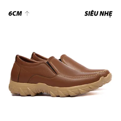[ 6CM ] Giày Tăng Chiều Cao Nam Siêu Nhẹ M01NB - Nhẹ Hơn Mang Thoải Mái Hơn