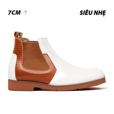 [ 7CM ] Giày Boots Tăng Chiều Cao Nam Siêu Nhẹ S1077TNĐN 