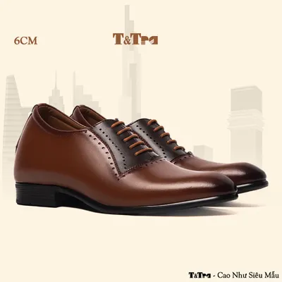 [ 6CM ] Giày Tăng Chiều Cao Nam S1026NW
