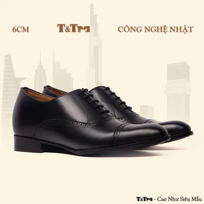 [ 6CM ] Giày Tăng Chiều Cao Nam N301Đ