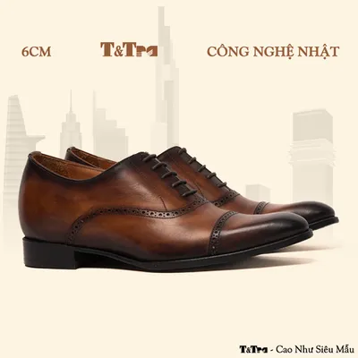 [ 6CM ] Giày Tăng Chiều Cao Nam N301NB