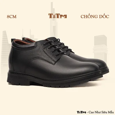 [ 8CM ] Giày Nam Đế Cao T78Đ - Ít Dốc