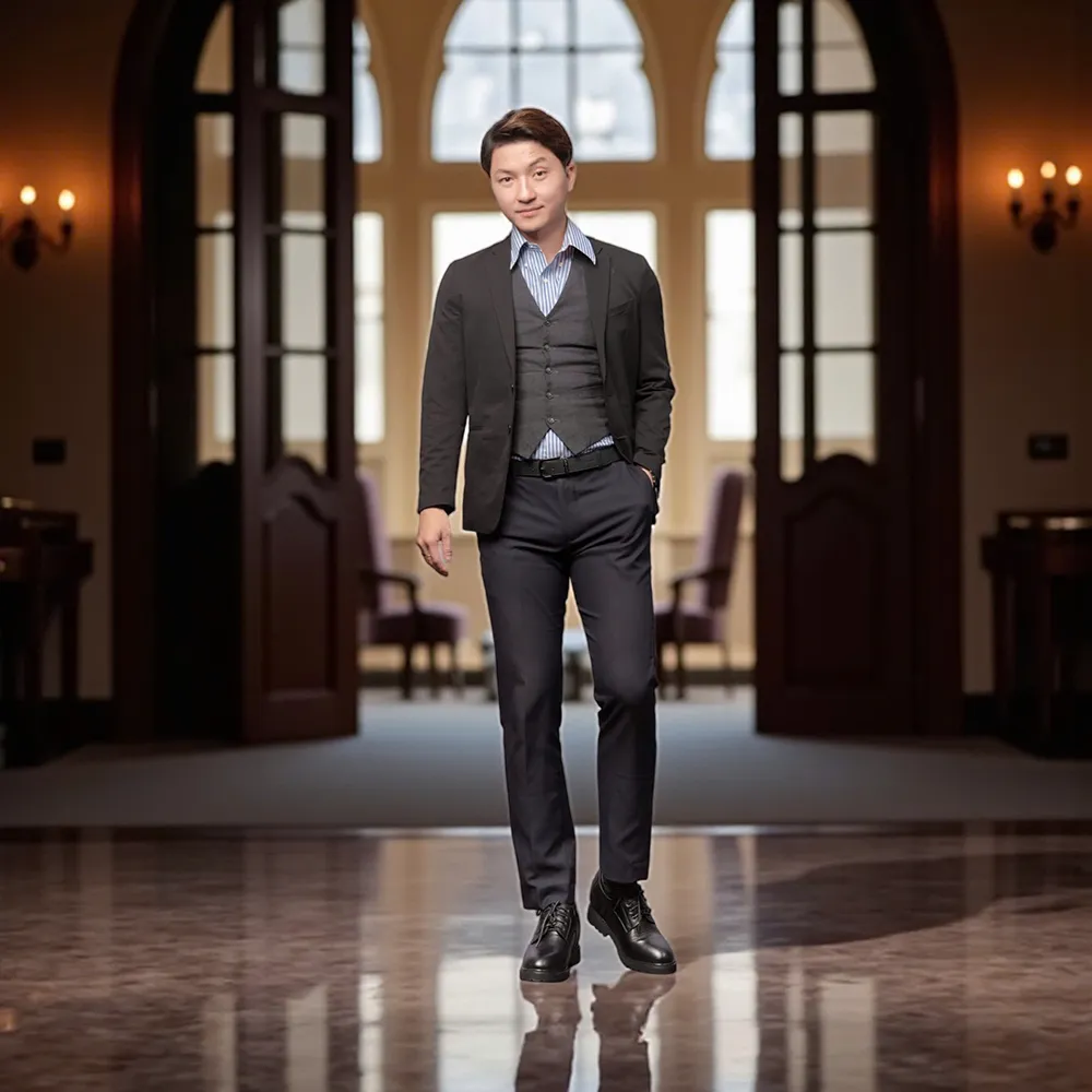 GIÀY CAO NAM T178 ĐEN SẦN CAO 11CM