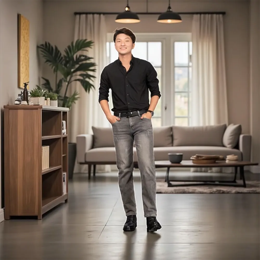 GIÀY CAO CỔ NAM SIÊU NHẸ  T102 ĐEN CAO 7CM