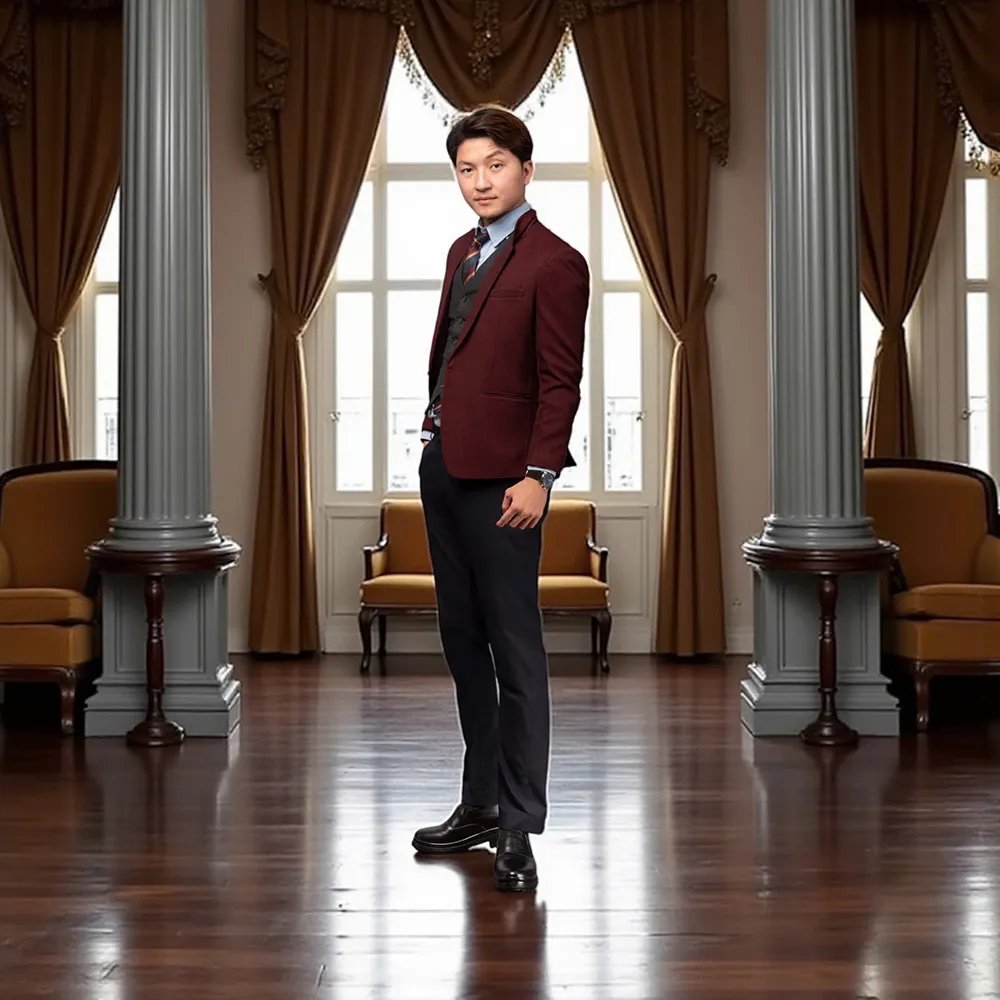 GIÀY ĐẾ CAO NAM  SIÊU NHẸ T143 ĐEN CAO 7CM