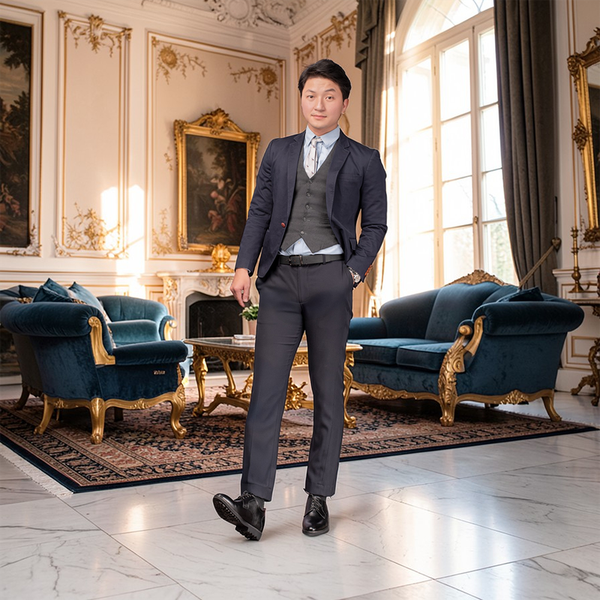 GIÀY TĂNG CHIỀU CAO NAM S1085 ĐEN TRƠN SIÊU NHẸ CAO 7.5CM