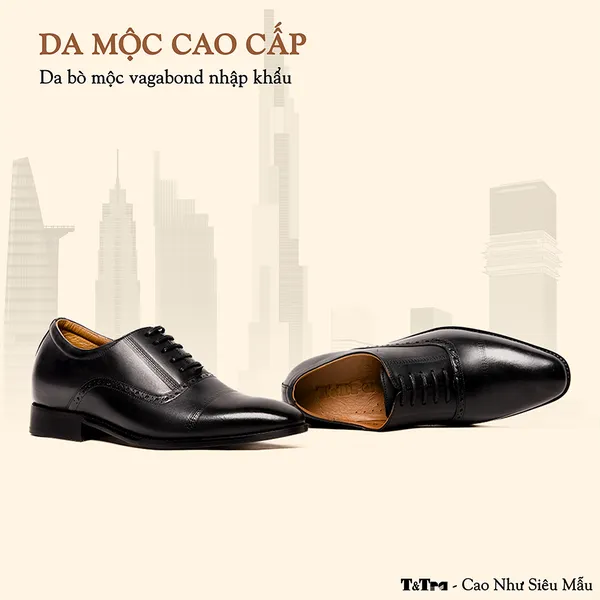 GIÀY CAO NAM A210Đ 6CM - LUXURY SHOES