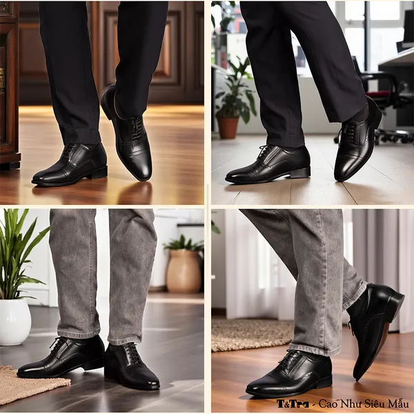 GIÀY CAO NAM A210Đ 6CM - LUXURY SHOES