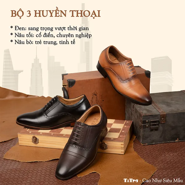 GIÀY CAO NAM A210NT 6CM 