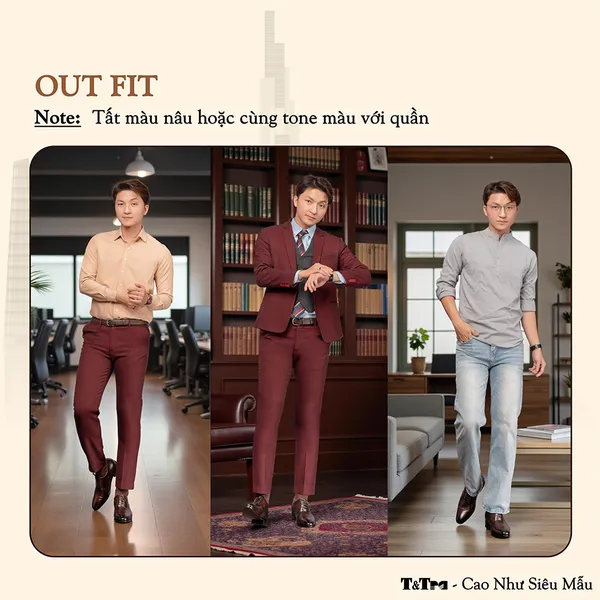 GIÀY CAO NAM A210NT 6CM 