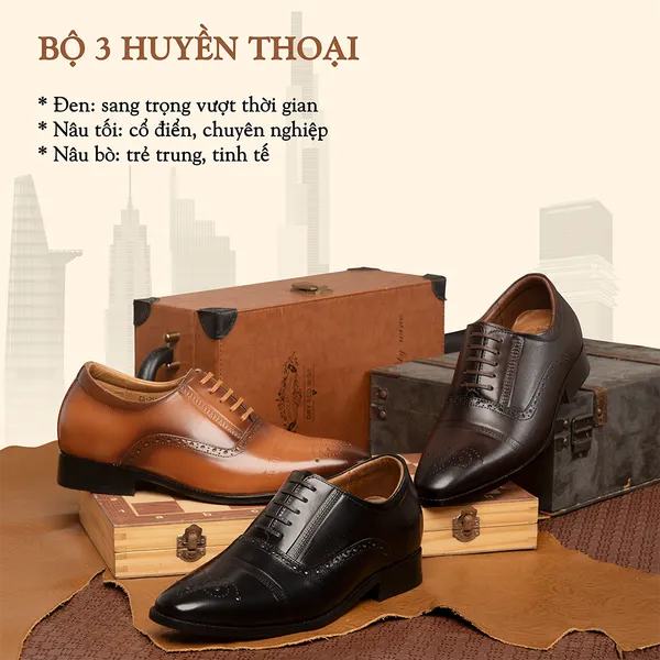 GIÀY ĐẾ CAO NAM A212NB 6CM 