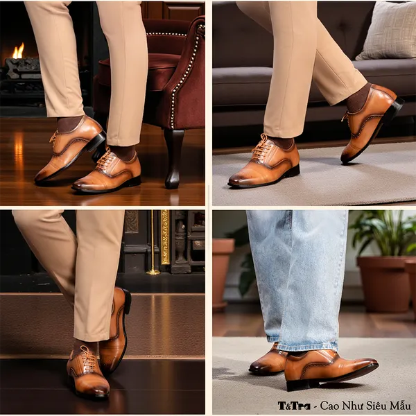 GIÀY ĐẾ CAO NAM A212NB 6CM 