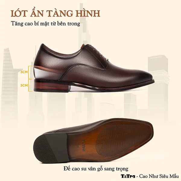 GIÀY CAO NAM A214NT 6CM