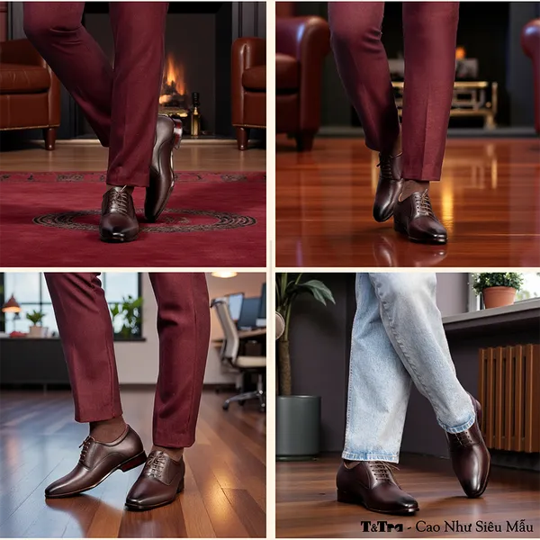 GIÀY CAO NAM A214NT 6CM