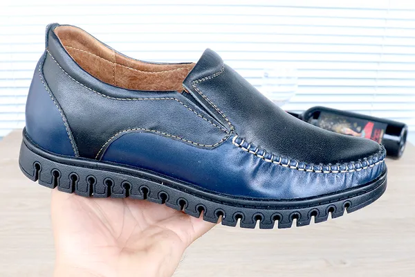 GIÀY TĂNG CHIỀU CAO NAM T67 XANH ĐEN CAO 5CM