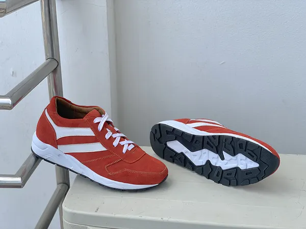 GIÀY CAO NAM SIÊU NHẸ - SIÊU ÊM T20 ĐỎ 8CM