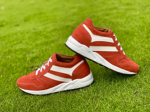 GIÀY CAO NAM SIÊU NHẸ - SIÊU ÊM T20 ĐỎ 8CM