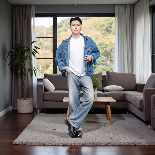 GIÀY CAO CỔ NAM SIÊU NHẸ S1077A ĐEN CAO 8CM