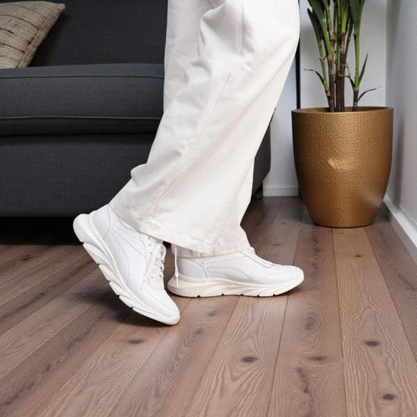 GIÀY ĐẾ CAO NAM SIÊU NHẸ T228 TRẮNG CAO 6CM