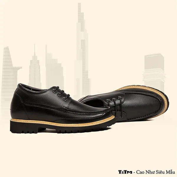 GIÀY TĂNG CHIỀU CAO NAM SIÊU NHẸ T123Đ CAO 9CM