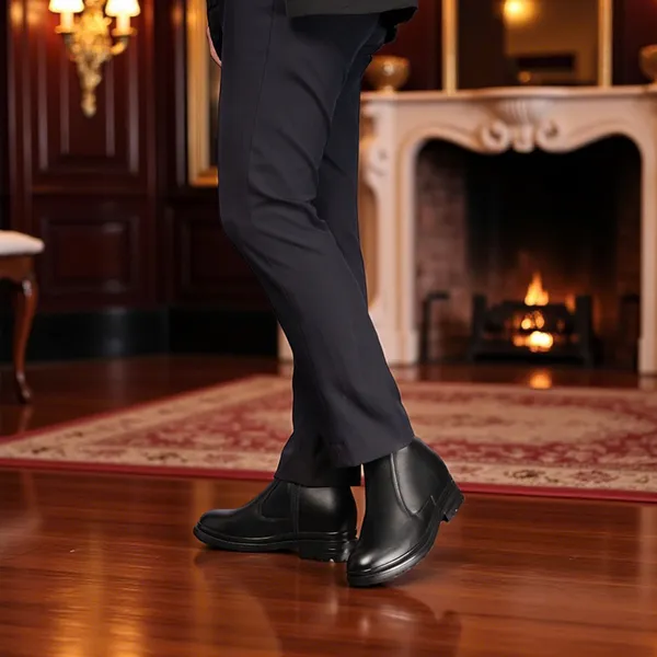 GIÀY BOOTS NAM SIÊU NHẸ T101Đ CAO 11CM