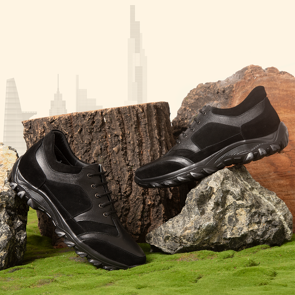 GIÀY CAO NAM T34 ĐEN CAO 6CM