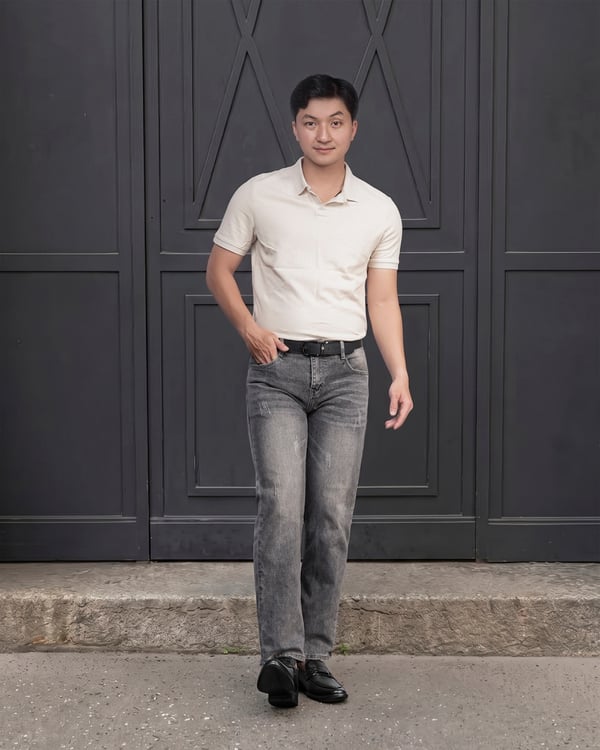 GIÀY CAO NAM T402 ĐEN CAO 6.5CM