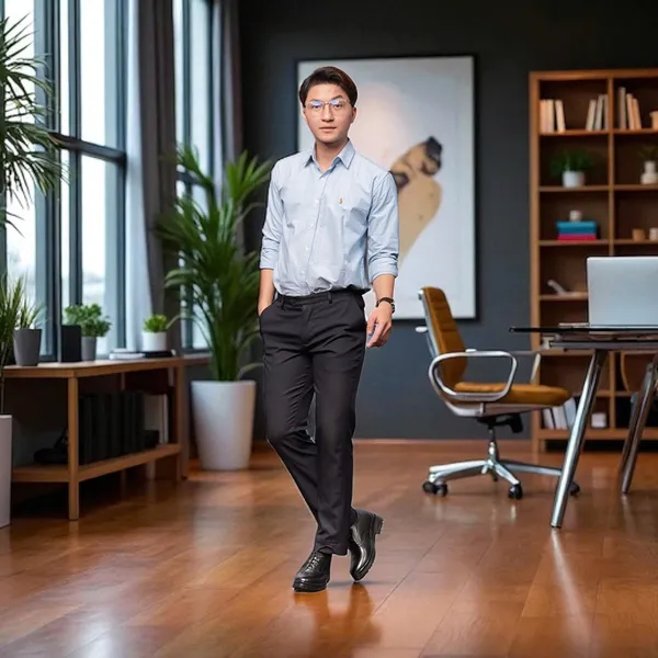 GIÀY CAO NAM SIÊU NHẸ T141 ĐEN CAO 7CM