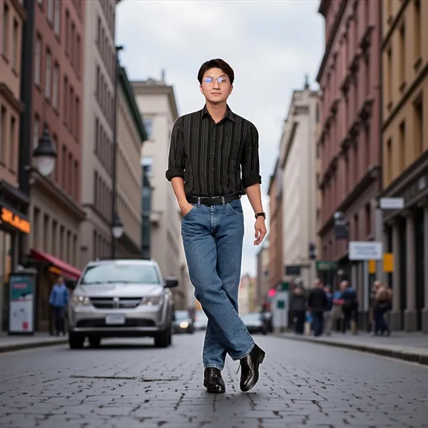 GIÀY CAO NAM SIÊU NHẸ T141 ĐEN CAO 11CM