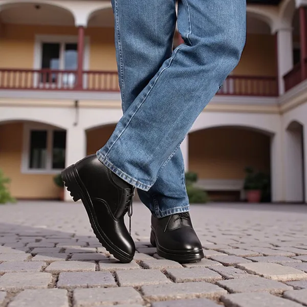 GIÀY CAO NAM SIÊU NHẸ T141 ĐEN CAO 11CM