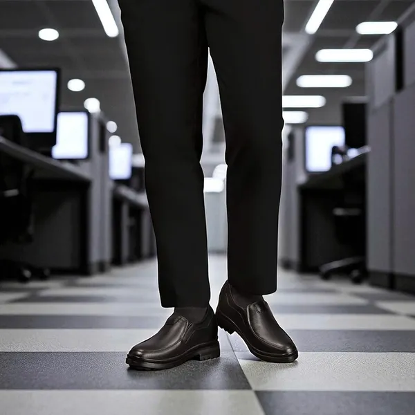 GIÀY ĐỘN NAM  SIÊU NHẸ T142 ĐEN CAO 9CM