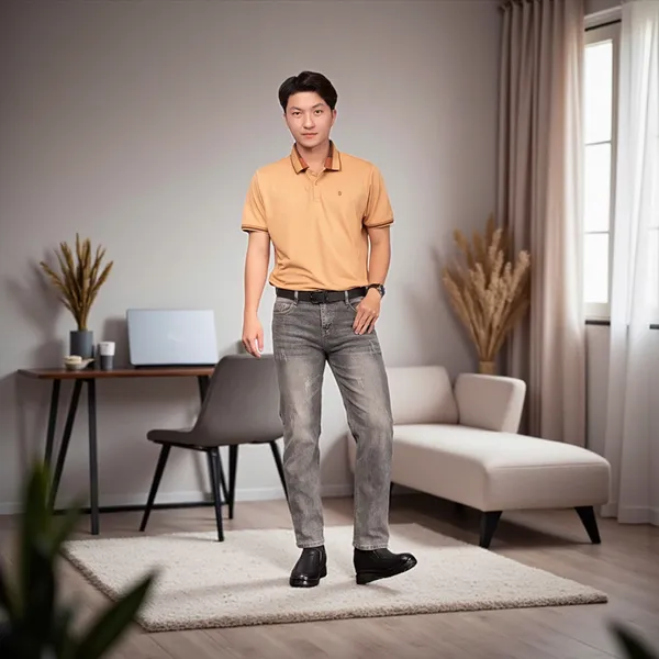 GIÀY ĐỘN NAM  SIÊU NHẸ T142 ĐEN CAO 9CM