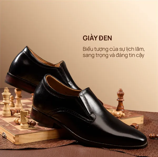 GIÀY TĂNG CHIỀU CAO NAM A215 ĐEN 6CM