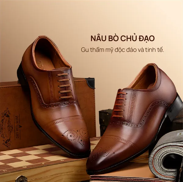 GIÀY ĐẾ CAO NAM A212NB 6CM 