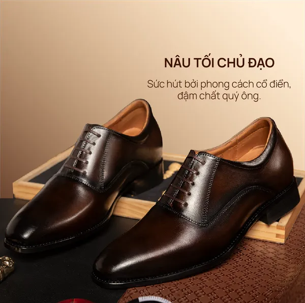 GIÀY CAO NAM A214NT 6CM