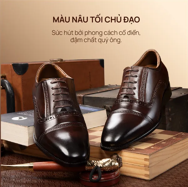 GIÀY CAO NAM A210NT 6CM 