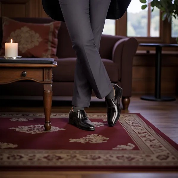 GIÀY TĂNG CHIỀU CAO NAM A211 ĐEN CAO 6CM