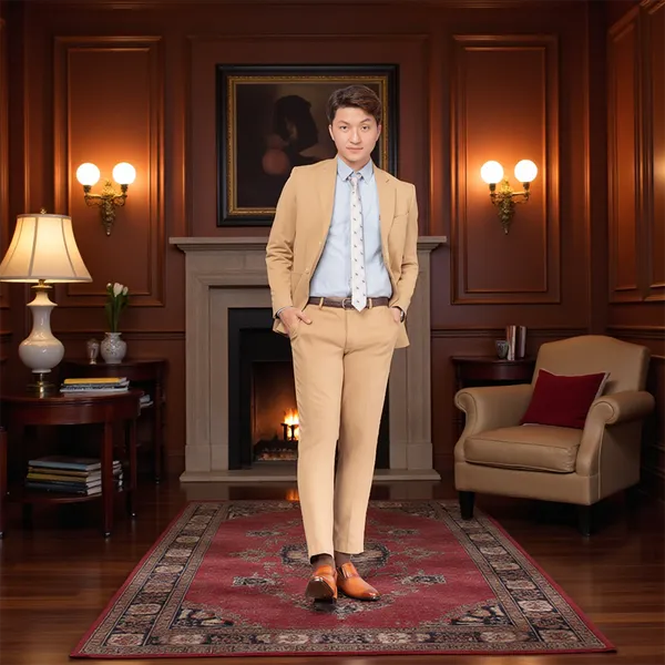 GIÀY TĂNG CHIỀU CAO NAM A211 NÂU BÒ CAO 6CM