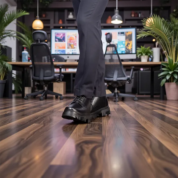 GIÀY TĂNG CHIỀU CAO NAM  SIÊU NHẸ T112 ĐEN CAO 11CM