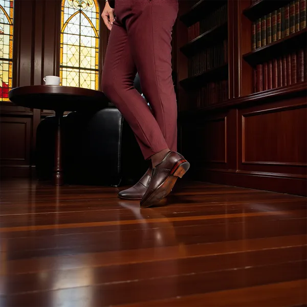 GIÀY TĂNG CHIỀU CAO NAM A211 NÂU TỐI CAO 6CM