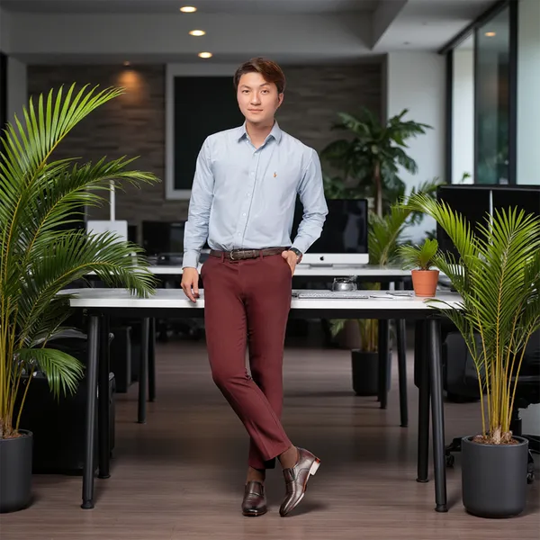 GIÀY TĂNG CHIỀU CAO NAM A211 NÂU TỐI CAO 6CM