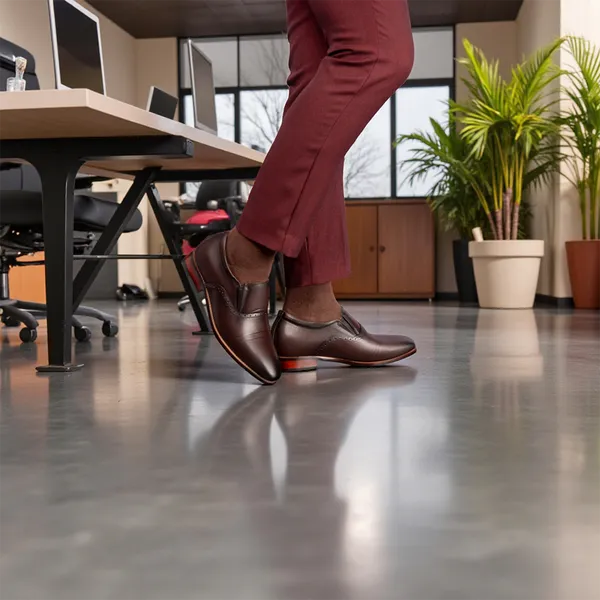 GIÀY TĂNG CHIỀU CAO NAM A211 NÂU TỐI CAO 6CM