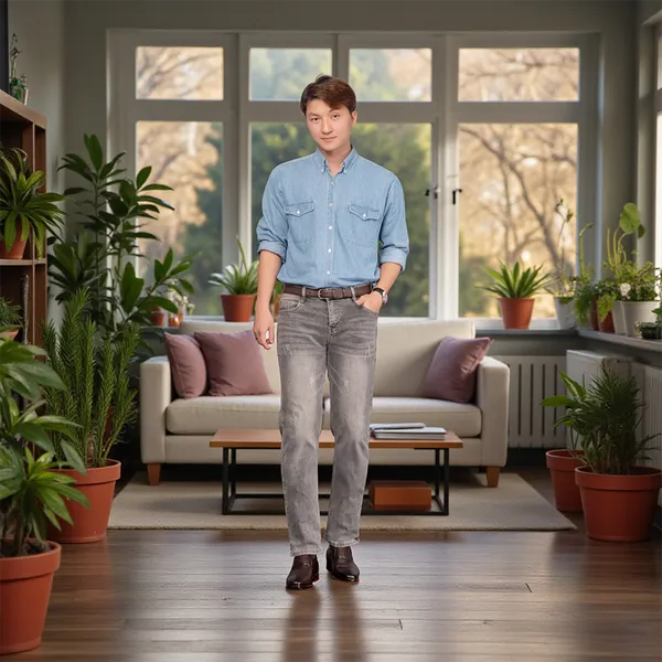 GIÀY TĂNG CHIỀU CAO NAM A211 NÂU TỐI CAO 6CM