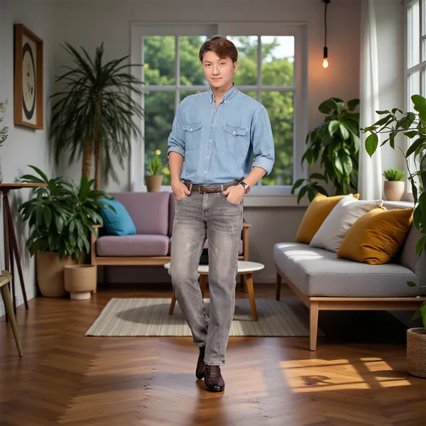 GIÀY TĂNG CHIỀU CAO NAM A211 NÂU TỐI CAO 6CM