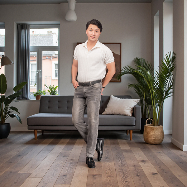 GIÀY CAO NAM SIÊU NHẸ S1097 ĐEN 7.5CM