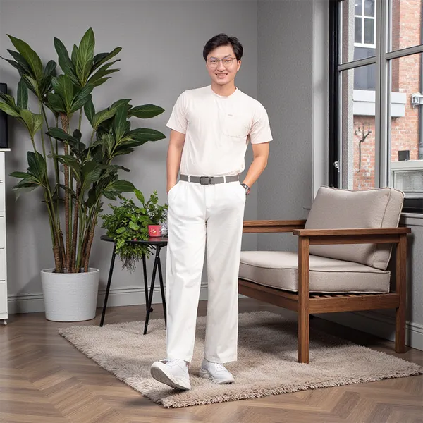 GIÀY ĐẾ CAO NAM SIÊU NHẸ T228 TRẮNG CAO 6CM