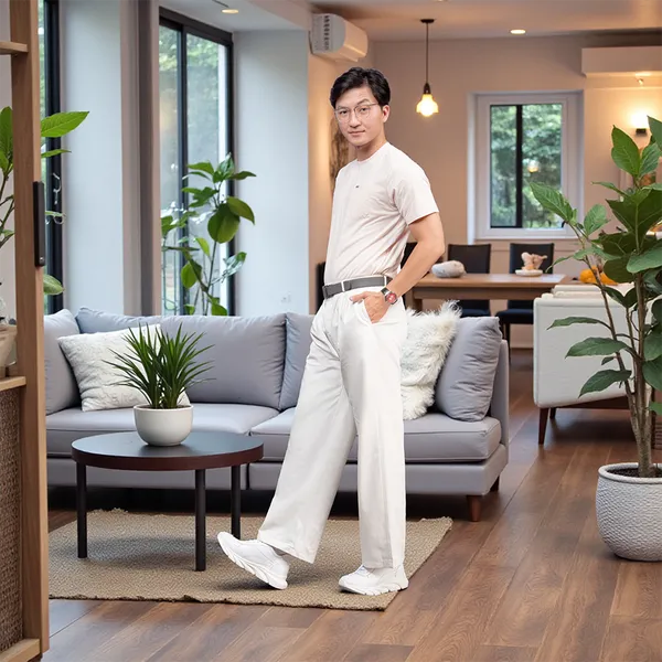 GIÀY ĐẾ CAO NAM SIÊU NHẸ T228 TRẮNG CAO 6CM