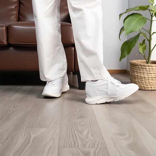 GIÀY CAO NAM SIÊU NHẸ T228 TRẮNG CAO 10CM