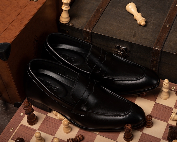 GIÀY TĂNG CHIỀU CAO NAM S1039 ĐEN CAO 6CM